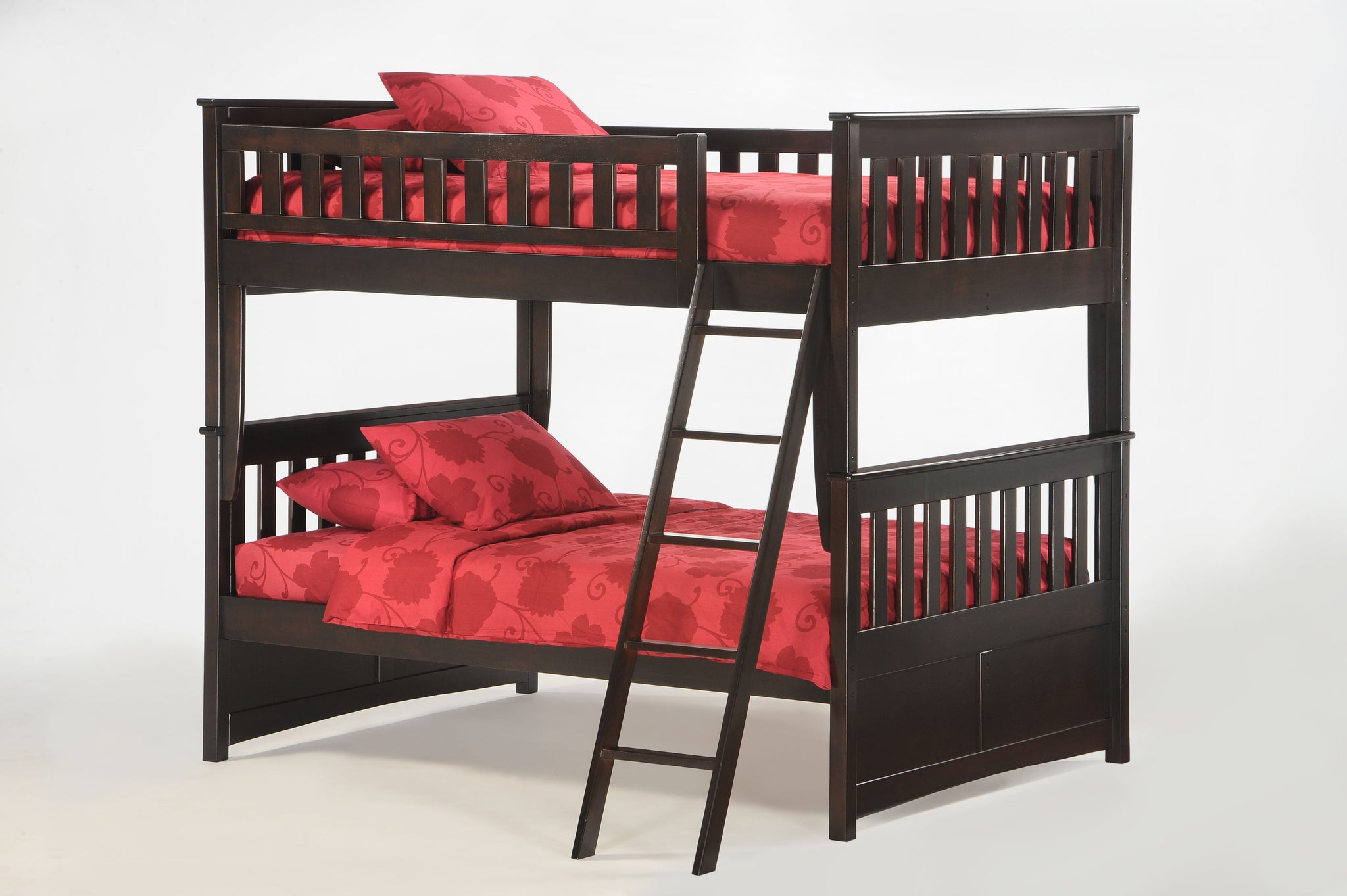 Full / Full Ginger Bunk in Chocolate Finish by Night & Day Furniture