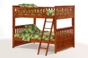 Full / Full Ginger Bunk in Cherry Finish by Night & Day Furniture