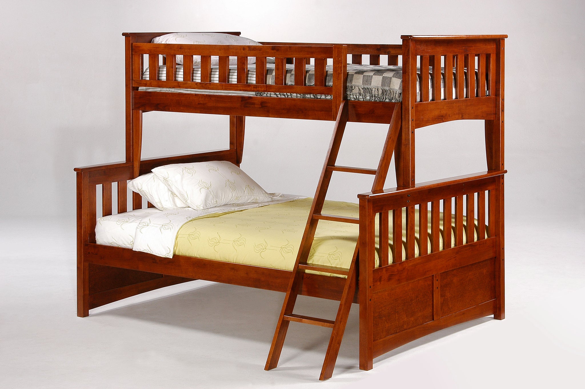Twin/Full Ginger Bunk in Cherry Finish by Night & Day Furniture
