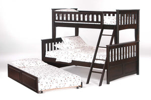 Twin/Full Ginger Bunk in Chocolate Finish by Night & Day Furniture