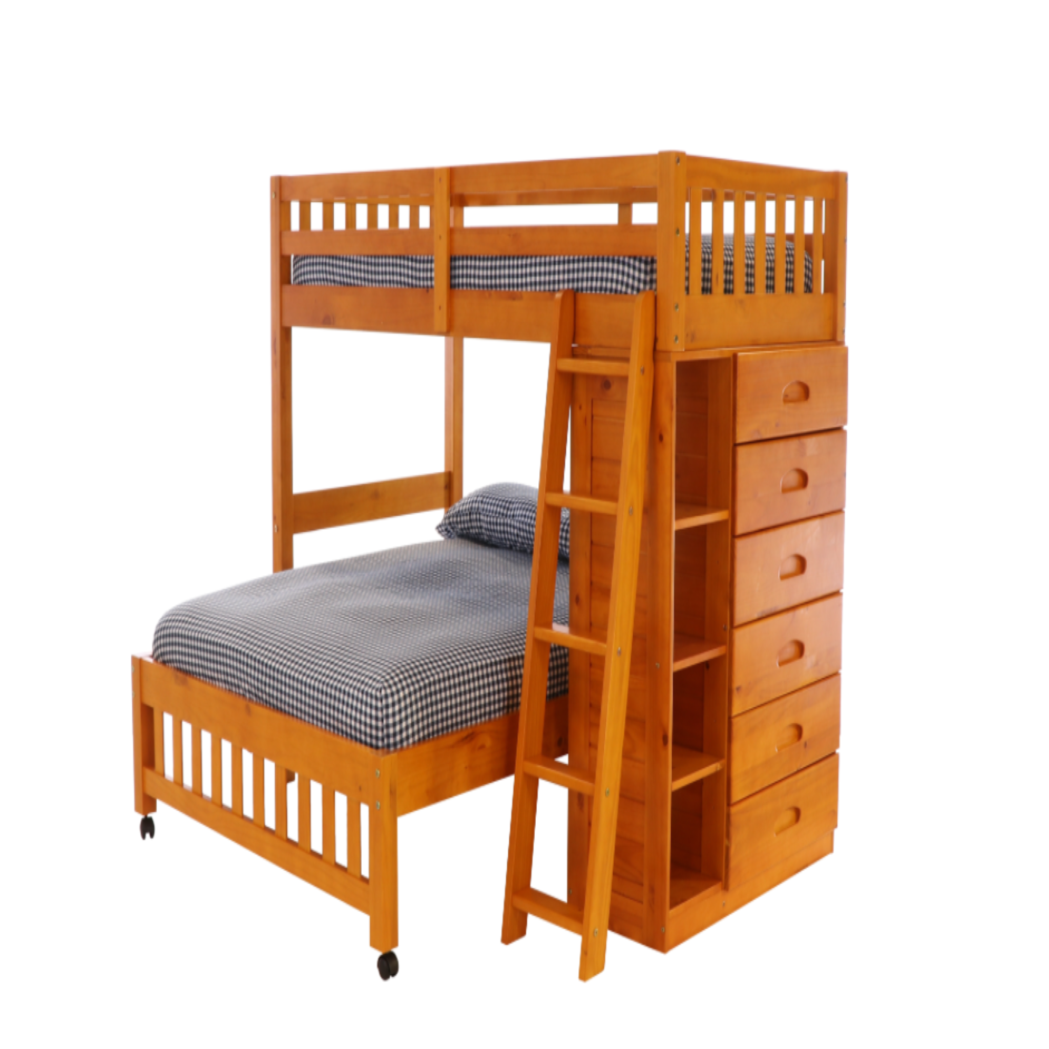 Honey Twin Over Full Loft Bed