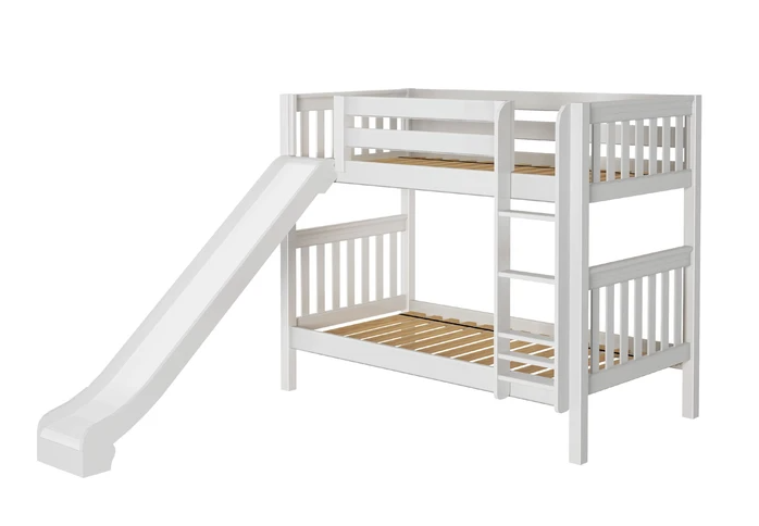 Twin Medium Bunk Bed with Slide